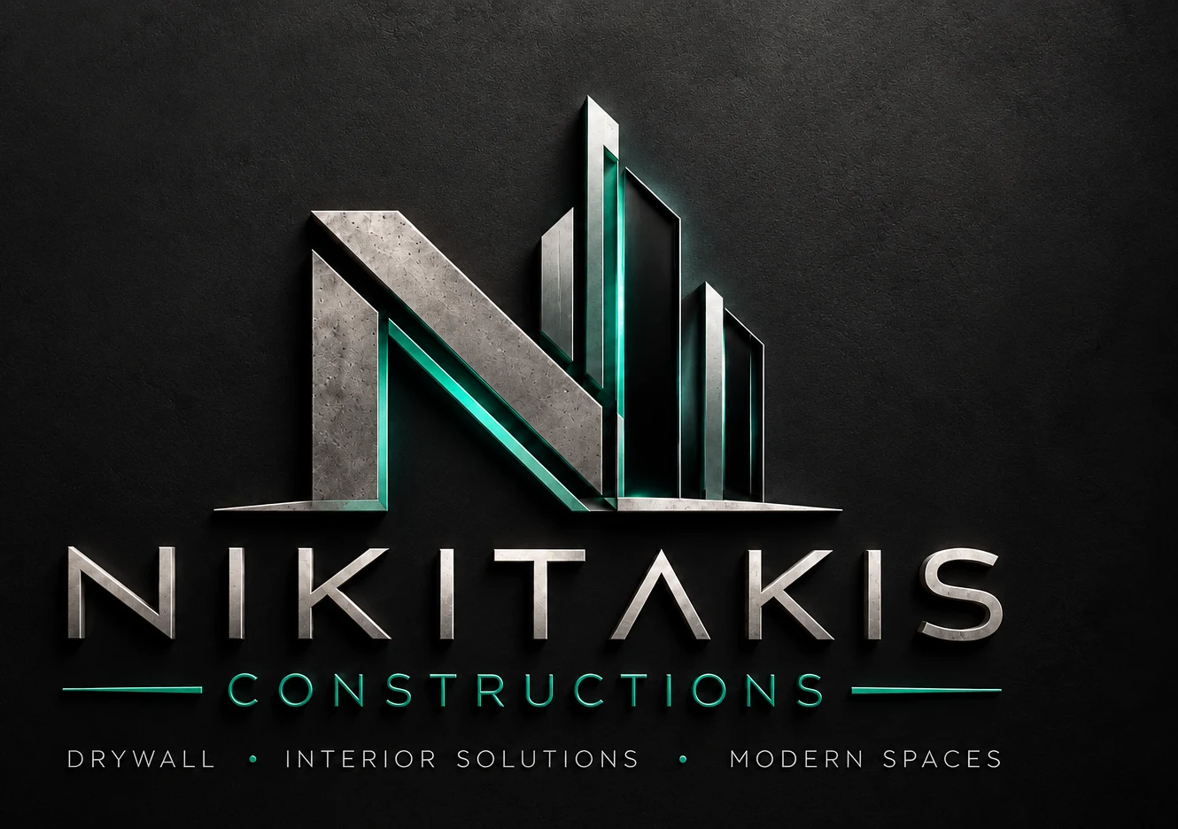 Nikitakis Constructions — Drywall · Interior Solutions · Modern Spaces